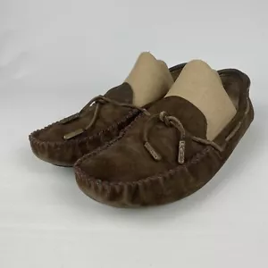 UGG Dakota Women’s Slippers Size 9 Dark Chestnut Loafers Moc Toe 1650 - Picture 1 of 12
