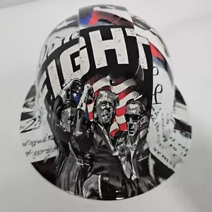 cappello rigido a tesa completa personalizzato idro immerso IN TRUMP FIGHT FOR OUR COUNTRY TRUMP NUOVO - Foto 1 di 8