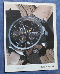 MONTRES LOUIS VUITTON / PUB PRESSE - Picture 1 of 1