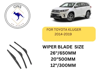 WIPER BLADES FOR TOYOTA KLUGER 2014-2019 - image 1 of 4
