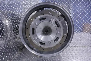 2009 TRIUMPH SPEEDMASTER REAR WHEEL RIM with BRAKE ROTOR DISC OEM 09 - Picture 1 of 8