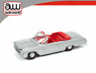 1962 Chevrolet Impala Convertible Silver 1/64 Diecast Autoworld 64262-Awsp045 A