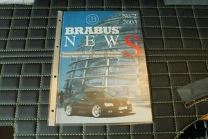 RAR Prospekt Brochure Brabus Mercedes SV 12 Biturbo Roadster SL R230 News 2 2003 - Picture 1 of 1