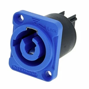Seetronic Connector SAC3MPA Male, Blue, Lockable, 3-Core, AC Power, Power-In Use - Picture 1 of 5