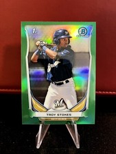 2014 Bowman Draft Chrome Troy Stokes #CDP111 Green Refractors /150
