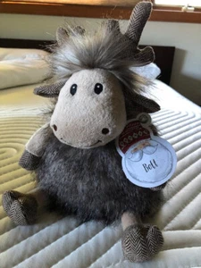 Nuevo con etiquetas Pier 1 Importaciones Bolt the Deer 13" peluche esponjoso Navidad 2018 juguete de reno - Imagen 1 de 5