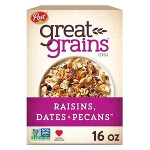 Great Grains Raisins Dates and Pecans Breakfast Cereal, Raisin Cereal with Sweet - Picture 1 of 6
