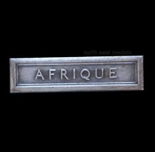 French WW2 Commemorative Medal Ribbon Bar-'AFRIQUE' Africa