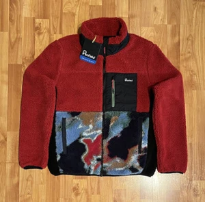 NEW MEN'S M PENFIELD MATTAWA POLAR FLEECE JACKET IN CHILI RED - Picture 1 of 9