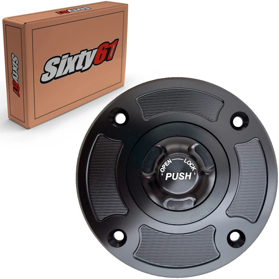 Tapa de gasolina Hayabusa Suzuki 1999-2004 2005 2006 2007 negro tanque de combustible llenado sin llave Foto 1 de 1