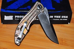ZERO TOLERANCE RJ Martin CPM 20CV Stonewash Blade KERSHAW ZT 0609 USA - Picture 1 of 12