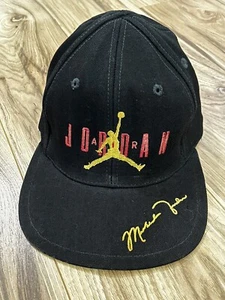 Gold/Red/Black Retro 1990s Nike Air Jordan Snapback Jumpman Hat - Used - Picture 1 of 5
