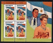 EVA PERON 1998 MNH STAMP SHEETLET