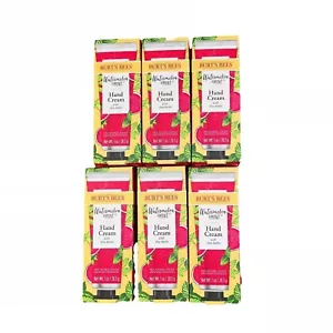 6X Burt’s Bees Watermelon & Mint Hand Cream With Shea Butter 1 Oz Free Shipping - Picture 1 of 6