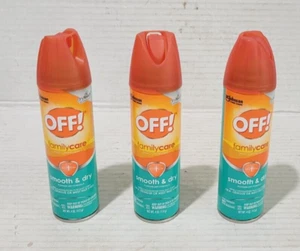3 - OFF! Family Care Insect Mosquito Repellent Spray w/ Deet Smooth & Dry 4oz - Picture 1 of 2