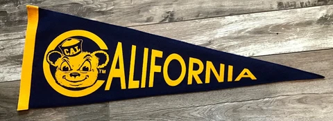 Cal Bears Vintage Wool Felt  Pennant Cover