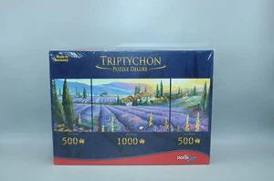 🧩NUOVO: Puzzle trittico campi di lavanda 2000 pezzi Noris jigsaw raro 🧩 - Foto 1 di 7