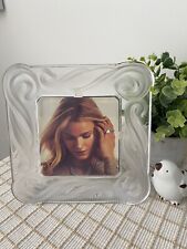 5th Avenue Crystal Picture Frame 8.5”x8.5”  Photo Size 5”x5”