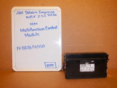 Subaru Impreza WRX 2011 2,5 L turbo OEM módulo de control multifunción 88281FG550 Foto 1 de 4