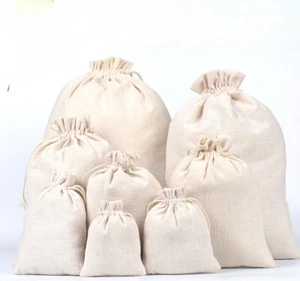 Sacchetti regalo cotone bianco 20 pezzi matrimonio bomboniera Assia gioielli cordoncino sacchetto - Foto 1 di 14