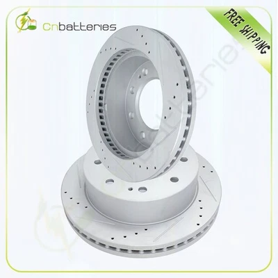 Front Brake Discs Rotors For Chevrolet Silverado 2500 HD LT LTZ 2015-2016 Foto 1 de 4