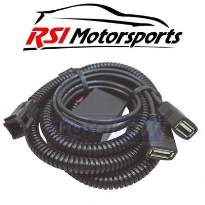 RSI Racing Dual USB Power Cable for 2012-2017 Ski-Doo Summit SP E-TEC 800R fa Foto 1 de 4