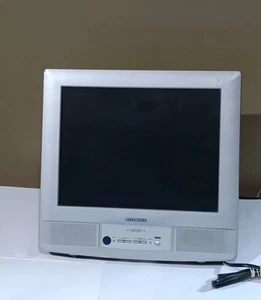 Sylvania 15" LCD Color Gaming TV 6615LF4 w/Built in Easel Stand VGC Working - Picture 1 of 5
