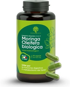 Integratore Moringa Oleifera Biologica 100% Naturale | 90 Capsule Vegetali - Foto 1 di 10