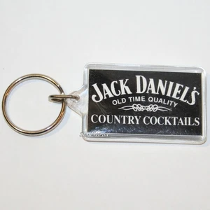 NEU Jack Daniels Old Time Country Cocktails Kunststoff 2-seitig Schlüsselanhänger Schlüsselring - Bild 1 von 1