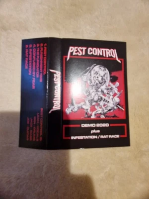 Pest Control - Demo 2020 Cassette Tape Ukhc Nyhc Hardcore Punk Thrash - Image 1 of 4
