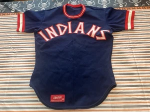 Camiseta de práctica rara de los años 70 emitida por el equipo de los Indios de Cleveland talla 40 - Imagen 1 de 3