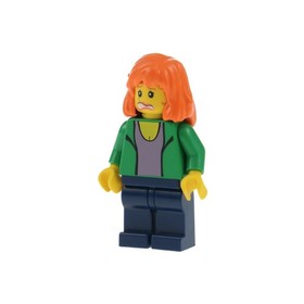 1X Lego Minifigure Spider Man Mary Jane 2 Hair Long Double Face 4851 SPD008