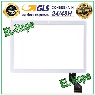PER GOODTEL TOUCH SCREEN VETRO TABLET GOODTEL G3 DIGITIZER 10" ORIGINALE BIANCO