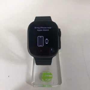 GPS Only Apple Watch Ultra 2 49MM Black Titanium Black Ocean Band MX4P3LW/A - Photo 1 sur 6
