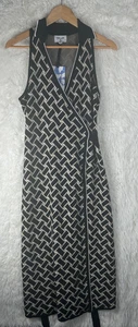 NWT Diane von Furstenberg Target Size 8 Sleeveless Sweaterknit Wrap Midi Dress - Picture 1 of 10