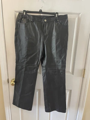 Pantalón Mujer Metro Style Cuero Negro Talla 12P Foto 1 de 4