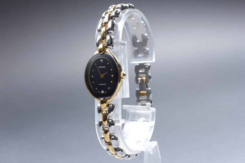 [Почти как новый] RADO Florence 153.3650.2 19 мм черный кварц женские часы из Японии - Изображение 1 из 4