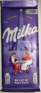 Milka Milk Chocolate Bar Limited Edition Eiffel Tower 3.52 oz 100g - Picture 1 of 7