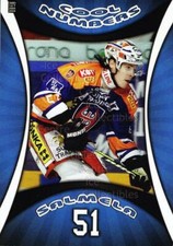 2008-09 Finnish Cardset Cool Numbers Blue #10 Anssi Salmela