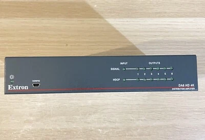 Extron DA6 HD 4K 6 Output HDMI Distribution Amplifier - Image 1 of 3