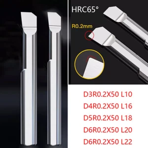 3/4/5/6mm Mini Micro Cermet Boring Tool Boring Bar Turning Lathe Tool HRC65° CNC - Picture 1 of 17
