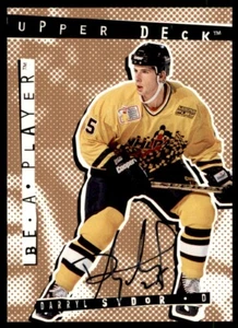 1994-95 Upper Deck Be a Player Darryl Sydor Auto Lings #R90 *Noles2148* - Picture 1 of 2