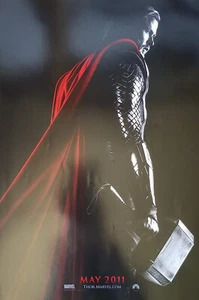 Thor with Chris Hemsworth Turning Back SDCC Promo 13.5 x 20 Inch Poster - Picture 1 of 1