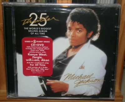 MICHAEL JACKSON THRILLER 08 CD/DVD BILLIE JEAN BEAT IT PYT HUMAN NATURE THE GIRL - Image 1 of 4