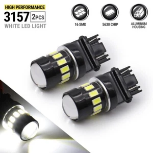 Syneticusa 3157 LED 6000K White Reverse Turn Signal Parking Backup Light Bulbs - Bild 1 von 5