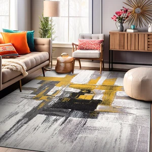 Rugshop Area Rug Contemporary Modern Abstract Rugs for Living Room Kitchen Rugs - Picture 1 of 181
