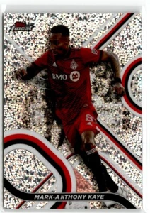 2022 Topps Finest MLS Speckle Refractor Mark-Anthony Kaye /175 #51 Toronto FC - Picture 1 of 2