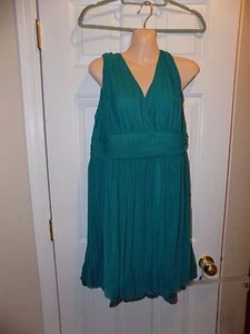Ever Pretty Women's Sexy Double V-neck Ruched Cocktail Party Dress sz14 - Picture 1 of 4