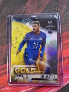 2020-21 Stadium Club Chrome UEFA TINO ANJORIN Glimpses of Gold Chelsea FC RC