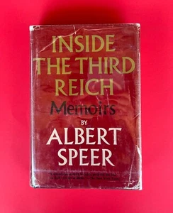 Inside the Third Reich - Albert Speer 1970 1st Edition & Printing HC & DJ - Picture 1 of 7